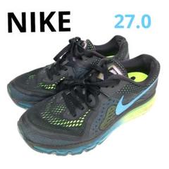 NIKE エアマックス 2014 メッシュスニーカー 27.0 グラデーション