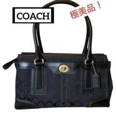 美品　コーチ ハンドバッグ 　coach　11062　ターンロック ブラウン 2025年最新】コーチ 11062の人気アイテム - メルカリ