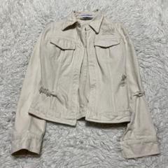 希少 40 Lサイズ ドルチェ&ガッバーナ ボタンレス デニムジャケット 希少 40 Lサイズ ドルチェ&ガッバーナ ボタンレス デニム
