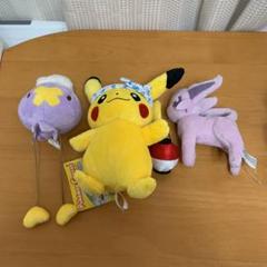 ポケモン ぬいぐるみ3体セット ピカチュウ フワンテ エーフィ