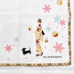 【新品・未使用】バーバリー ハンカチ レア　女の子 浴衣柄 BURBERRY - BURBERRY ハンカチ 女の子浴衣 夏祭りノバチェック