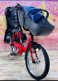 K2002 電動自転車パナソニック子供乗せ 20インチ 8Ah レッド
