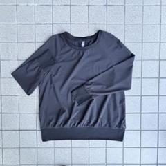 ダークグレー 長袖カットソー fabletics