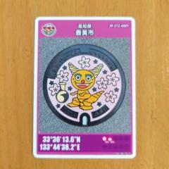 マンホールカード　高知県　香美市　初期ロット001　第25弾　龍河洞　リューくん