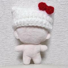 ぬい服　猫耳帽子　ニット帽　かぎ針　10cmぬい　にじぱぺっと