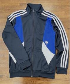 adidas ジャージ 上着 140 ネイビー/ブルー トラックジャケット