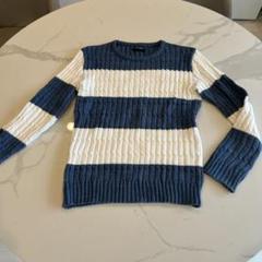 定価5.5万 1piu1uguale3 JACQURED CREW ニット Ⅲ 定価5.5万 1piu1uguale3 JACQURED CREW ニット Ⅲ