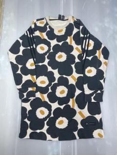 レア！adidas marimekko フラワーパターン ワンピース marimekko - アディダス マリメッコ コラボ 花柄 ワンピース