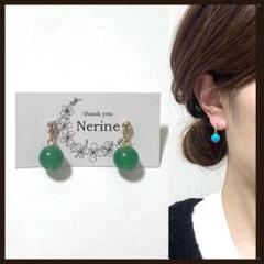 ハンドメイド　ピアス　イヤリング