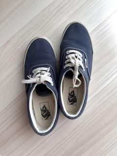 値下げ【VANS】ERA ネイビースニーカー　23センチのサムネイル