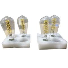 ⭐️ LED電球 フィラメント E26 60W相当 4個 昼光色 調光器対応