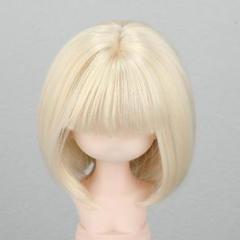 ドールウィッグ 7〜8インチ ボブヘア ブロンド 金髪 ストレート BJD