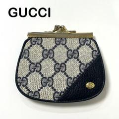 GUCCI オールドグッチ GGスプリーム レザー がま口 コインケース