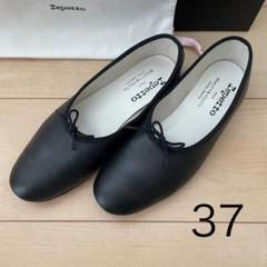 【新品未使用】レペットRepetto マノンMANON BAL ADブラック37 別注】レペット repetto マノン 37 黒 ブラック バレエシューズ