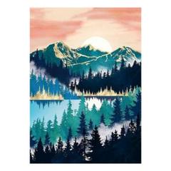 30×40CMダイヤモンドアート 風景、5D DIYモザイク全面貼り付け