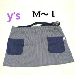 Y's ワイズ 2012AW カントリーオーバーオール エプロン風 清涼感 Y's ワイズ 2012AW カントリーオーバーオール エプロン風 清涼感