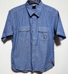 チャムス ビーバーヤーンダイシャンブレーS/Sシャツ メンズ Sサイズ 新品