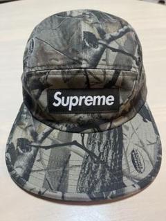 Supreme Box Logoカモ柄　キャンプキャップ 売り切り御免！】 Cap Camp Supreme Box リアルツリーカモ Logo