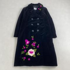 美品 LOVE MOSCHINO モスキーノ リボン ウールロングコート