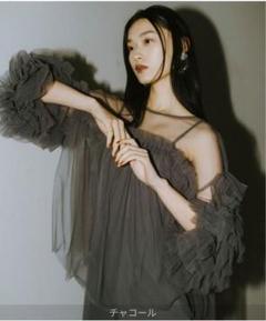 【未使用】ANDRESD decorative tulle tops ネイビー ANDRESD decorative tulle tops | DRESS,DRESS | ROOM903 online