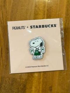 スタバ　スヌーピー ピンバッジ 2025年製