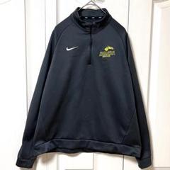 NIKE ナイキ　ハーフジップ　スエット　ラグラン袖　ワッペン　ブロンコス
