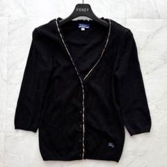 バーバリーブルーレーベル 七分袖 フリル カーディガン ノバ