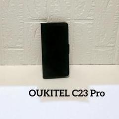 OUKITEL C23 Pro ケース手帳型 滑り止め　スタンド　ブラック　黒