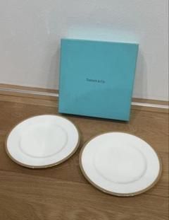 未使用品/4枚セット】TIFFANY ティファニー お皿 4枚セット 箱