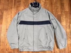 90s NAUTICA リバーシブル ナイロンジャケット ライトグレー/ネイビーのサムネイル