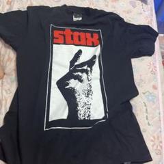 HUF スタックスロゴ Tシャツ M 古着のサムネイル