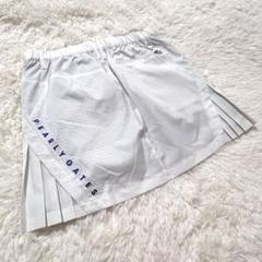 パーリーゲイツ　白　スカート　プリーツ　ゴルフウェア　M(1)
