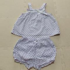 べべ　キャミソール　ショートパンツ　セットアップ　90