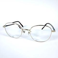 【美品】JINS ジンズ　ラウンドレンズ　メガネ　ベッコウ柄　軽量　眼鏡　彫金