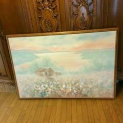アメリカUSAインポート品*画家Nicol作*直筆サイン入り 特大 油彩 絵画 アメリカUSAインポート品*画家Nicol作*直筆サイン入り 特大 油彩