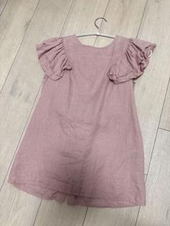 birthdaybashフリル付きピンクノースリーブトップス S