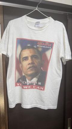USA製 オバマプリントTシャツ 古着 アメカジ 半袖 カジュアル