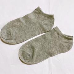 靴下　メンズ　大きいサイズ 27cm グレー　ソックス