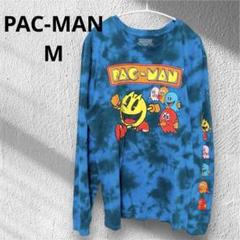 PAC-MAN タイダイ柄 Tシャツ M ゲーム パックマン 長袖 春服 春