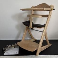 YAMATOYA すくすくチェアスリムプラス テーブル付 ハイチェア 付属品付き