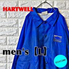 R15【HARTWELL】ナイロンジャケット【メンズL】ブルー