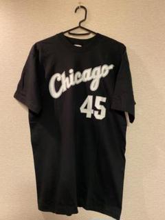Majestic - 【連休特価】マイケル・ジョーダン　シカゴソックス　Tシャツ　45 XL 黒 s-l400.jpg