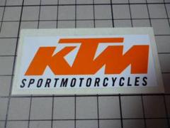 正規品 KTM ケーティーエム ステッカー 64×27mm