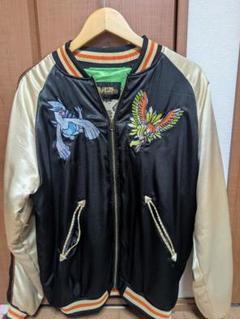 【中古】 ポケモン 金銀 ホウオウ 25th スカジャン L 中古】 ポケモン 金銀 ホウオウ 25th スカジャン L