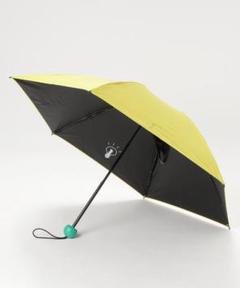 【新品】392 晴雨兼用 50cm 折りたたみ傘/日傘 電球 イエロー
