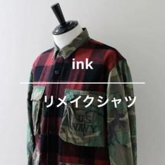 ink インク リメイク 中綿ベスト L ヴィンテージファブリック 再構築 楽天市場】ink リメイクの通販