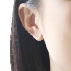 calmila / 金属アレルギー対応 丸玉ボールステンレス ピアス ゴールド