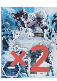 轟焦凍　荼毘　アクリルmegaフィギュア　僕のヒーローアカデミア　原画展 ヒロアカ 原画展 アクリルMEGAフィギュア ショート＆荼毘 轟焦凍