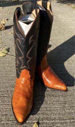 NOCONA ： ウエスタンブーツ 9 1/2 27.5 USA製 NOCONA ノコナ ウエスタンブーツ 黒 13D 31cm カウボーイ