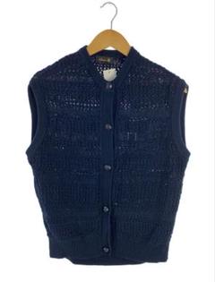 【24SS/新品】Drawerネイビーコットンニットジレ 24SS/新品】Drawerネイビーコットンニットジレ